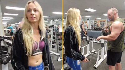 Woman who wore body paint pants to gym apologises after X-rated outfit gets called out