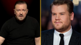 Ricky Gervais leaves viewers in shock after ‘brutal’ James Cordon joke