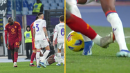 Romelu Lukaku sent off for tackle so bad it broke opponent’s sock