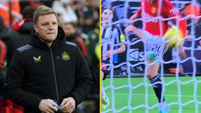 Newcastle fans rage after not being awarded penalty vs Man United