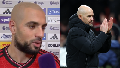 Sofyan Amrabat becomes first Man United player to address Ten Hag dressing room claims