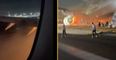 Terrifying footage emerges from inside Japan Airlines plane crash
