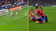 Antoine Griezmann scores one of his best goals for Atletico in Madrid derby victory