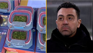 Barcelona have started selling the Nou Camp grass to fans