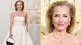 Gillian Anderson wears dress embroidered with vaginas to Golden Globes