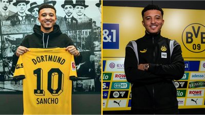Jadon Sancho aims dig at Man United in first words since Dortmund move