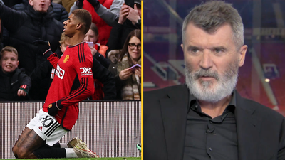 Marcus Rashford explains story behind celebration after Roy Keane rant