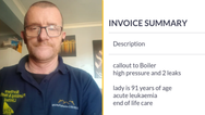 British plumber’s invoice goes viral after he fixes boiler of terminally-ill 91-year-old