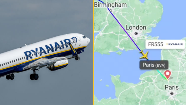 Brits 'spare a thought' for Ryanair passengers who spent 10 hours on flight to Paris