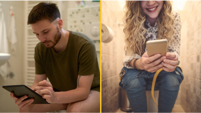 12 per cent of Brits admit to going to the toilet in a virtual work meeting