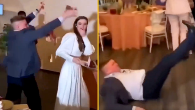 Groom knocks out best man after he throws wedding cake at bride