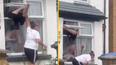 Woman who fell through window trying to break into house comes forward on national television