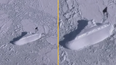 ‘400ft long ice ship’ discovered in Antarctica