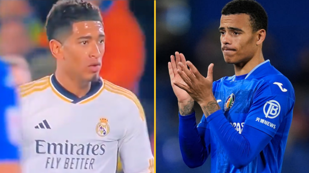 Fans think Jude Bellingham shouted one-word insult at Mason Greenwood