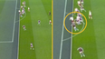 Replays show that Man United’s opening goal was offside