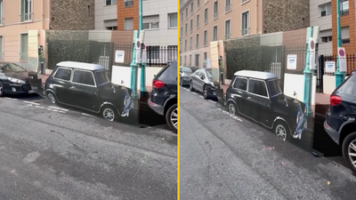 Man comes up with ingenious solution to stop neighbours stealing his parking space