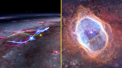 Scientists left puzzled by ‘giant cosmic serpent’ wave at edge of galaxy