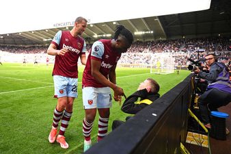 Newcastle ball-boy completely ruins West Ham star’s goal celebration