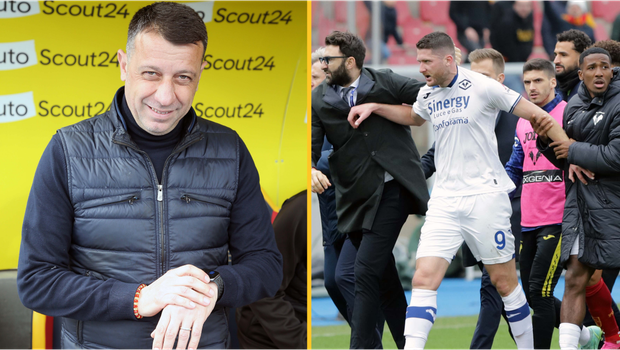 Serie A manager headbutt