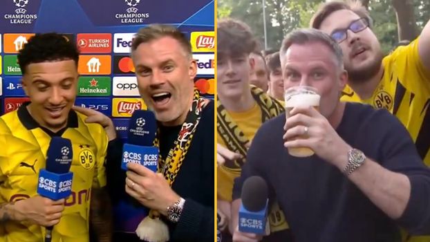 jamie carragher interviews Jadon Sancho drunk