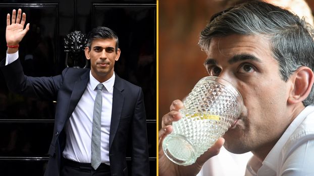 rishi sunak leaving drinks