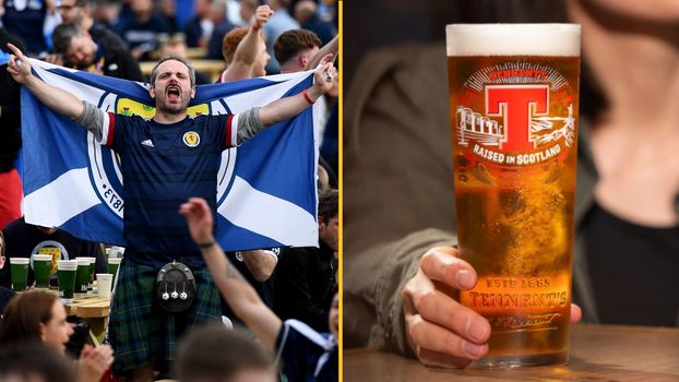 Tennent’s bar at Glasgow airport runs out of Tennent’s at 9am as Scotland fans head to Euro 2024