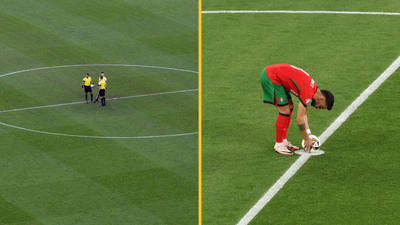 Fans are only just realising the purpose of the centre circle in football