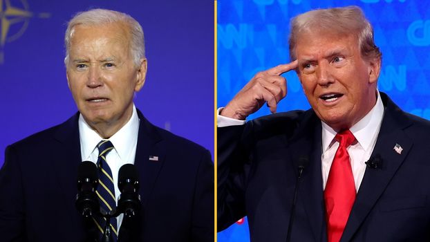 donald trump statement about biden