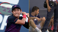 US Open star collapses during match in terrifying scenes