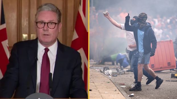 keir starmer condemns far right protests