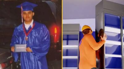 Shocking simulation shows what happened to man stuck behind a fridge for 10 years