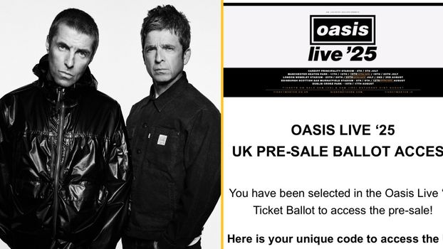 oasis pre-sale codes