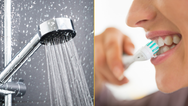 Dentist shares grim warning to people who brush their teeth in the shower
