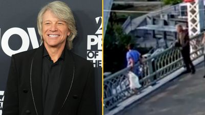 Jon Bon Jovi praised for talking woman off ledge of bridge
