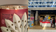 Bath & Body Works pull candle that looks like KKK meeting