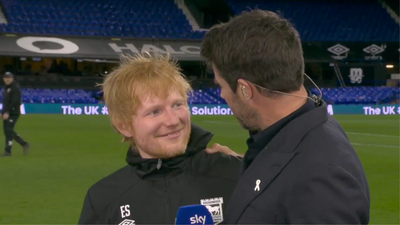 Ed Sheeran says he ‘feels like a bellend’ for crashing Ruben Amorim’s first Man United interview