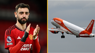 Man Utd captain Bruno Fernandes saves ill passenger on EasyJet flight