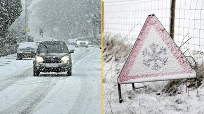 Amber snow warnings in place as Storm Bert hits UK