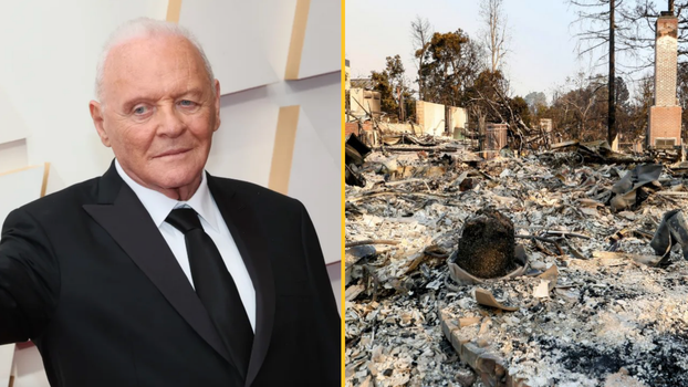 Anthony Hopkins shares poignant message after house was burnt down in LA wildfires