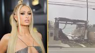 Paris Hilton left devastated as she watches her house burn down on live TV